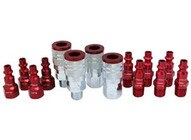 Milton S-314MKIT 14 Piece M-style 14 Npt Redcolorfit Coupler & Plug Kit-1
