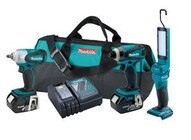 Makita LXT320 18 Volt 3 8 Drive Impactlight And Hex Driver Kit-1