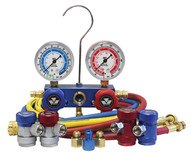 Mastercool 89661-AYF Dual Aluminum 134a And 1234yfmanifold Gauge Set-1