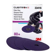 3m Company 33416 2 X 7 8 Cubitron�ii 80gabrasive Fibre Disc Box Of 5-1