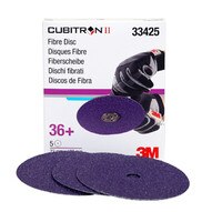 3m Company 33425 7 X 7 8 Cubitron� Ii 36gabrasive Fibre Disc Box Of 5-1