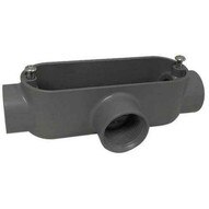Morris Products 14069 Aluminum Rigid Conduit Bodies T Type - Threaded 4-1
