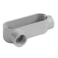 Morris Products 14088 Aluminum Rigid Conduit Bodies Lr Type - Threaded 3-12-1