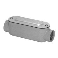 Morris Products 14139 Aluminum Rigid Conduit Bodies C Type - Threaded With Cover & Gasket 4-1
