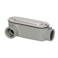 Morris Products 14193 Aluminum Emt Set Screw Conduit Bodies Lr Type With Cover & Gasket 1-14-1