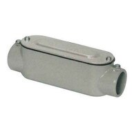 Morris Products 14235 Aluminum Emt Set Screw Conduit Bodies C Type With Cover & Gasket 2-1