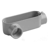 Morris Products 14269 Aluminum Combination Conduit Bodies Lr Type - Threaded & Set Screw 2-1