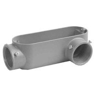 Morris Products 14281 Aluminum Combination Conduit Bodies Ll Type - Threaded & Set Screw 2-1