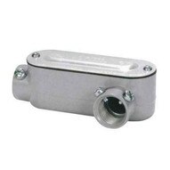 Morris Products 14287 Aluminum Combination Conduit Bodies Ll Type - Threaded & Set Screw With Cover & Gasket 2-1