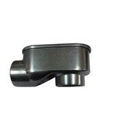 Morris Products 14313 Aluminum Service Entrance Condulets - Threaded With Cover & Gasket 1-14 Extra Long-1