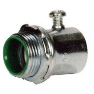 Morris Products 14899 Emt Set Screw Connectors - Steel - Insulated Throat 4-1