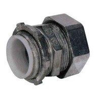 Morris Products 14925 Emt Compression Connectors - Zinc Die Cast - Insulated Throat 2-1