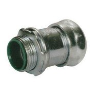 Morris Products 14957 Steel Emt Compression Connectors With Insulated Throat 3-1