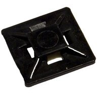 Morris Products 20356 Self-adhesive Tie Mounts Uv Black 3 4 X 3 4 (100 Piece Pack)-1
