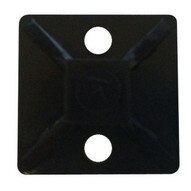 Morris Products 20395 Self-adhesive Tie Mounts Uv Black 34 X 34 With (2) #8 Screw Holes-1