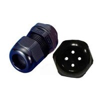 Morris Products 22281 Nylon Cable Glands - Multi-conductor - Npt Thread 5 Hole 12 .051 - .079-1
