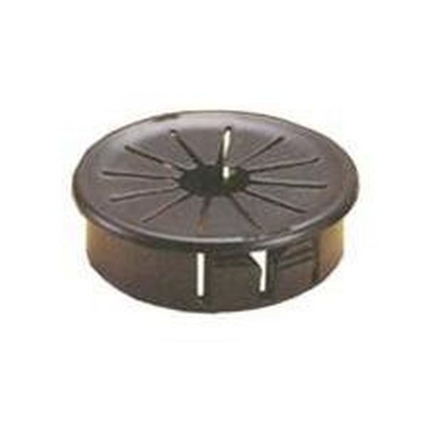 Black 10-Pack Morris Products 1.09-Inch Morris 22352 Snap Bushings with Shutters 