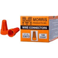 Morris Products 23073 Screw-on Wire Connectors P3 Orange Boxed 100 Pack (100 Piece Pack)-1