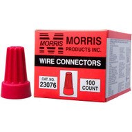 Morris Products 23076 Screw-on Wire Connectors P6 Red Boxed 100 Pack (100 Piece Pack)-1