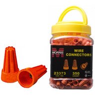 Morris Products 23373 Screw-on Wire Connectors P3 Orange Small Jar-1