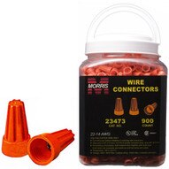 Morris Products 23473 Screw-on Wire Connectors P3 Orange Large Jar-1