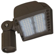 Morris Products 71149A Led Eco-flood Light With 2-38'' Slipfitter 150 Watts 17993 Lumens 347-480v 5000k Bronze-1