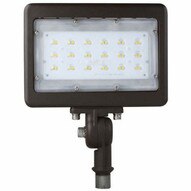Morris Products 71555A Led Small Floods 12 Knuckle Mount 30w 3000k 3404 Lumens Bronze-1