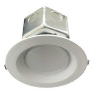 Morris Products 72640 Led Downlight - New Construction 4'' 10w 3000k Smooth Trim-1
