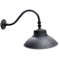 Morris Products 75118 Led Gooseneck Floods - 42 Watt 3000k 3812 Lumens Black Housing-1
