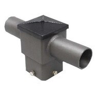 Morris Products 79926 Mounting Accessories - 4'' 90&deg Square Bracket For Pole Top - 2 Tenon Opposite-1