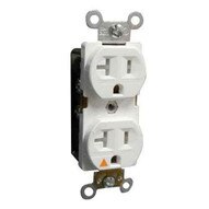 Morris Products 82451 Tamper Resistant Isolated Ground Duplex Receptacles 20a 125v White-1