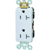 Morris Products 82471 Decorative Tamper Resistant Commercial Grade Duplex Receptacles 20a-125v White-1