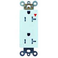 Morris Products 82481 Decorative Tamper Resistant Isolated Ground Duplex Receptacle 20a-125v White-1