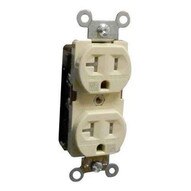 Morris Products 82505 Tamper &amp Weather Resistant Duplex Receptacles 20a 125v Ivory-1