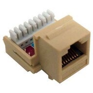 Morris Products 88015 Cat5e (rj45) Unshielded Keystone Jacks-rear Entry Ivory-1