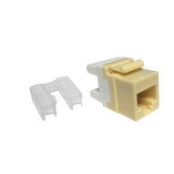 Morris Products 88030 Cat6 (rj-45) Unshielded Keystone Jacks - Rear Entry Ivory-1
