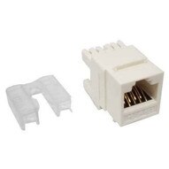 Morris Products 88031 Cat6 (rj-45) Unshielded Keystone Jacks - Rear Entry White-1