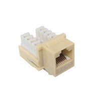 Morris Products 88420 Cat6 (rj45) Unshielded Keystone Jacks Ivory-1