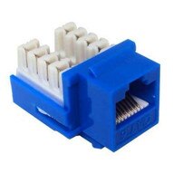 Morris Products 88422 Cat6 (rj45) Unshielded Keystone Jacks Blue-1