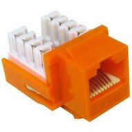 Morris Products 88427 Cat6 (rj45) Unshielded Keystone Jacks Orange-1