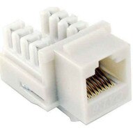 Morris Products 88428 Cat6 (rj45) Unshielded Keystone Jacks Lt Almond-1