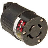 Morris Products 89754 Twist Lock Female 3 Pole 4 Wire 125-250vac 20amp-1