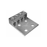 Morris Products 90875 Aluminum Mechanical Lugs Four Conductors - Four Hole Mount 500mcm-#4 Awg-1