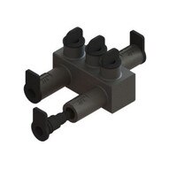Morris Products 98052 Submersible Insulated Streetlighting Connectors Multi-port Offset #14 - 20 3 Port-1