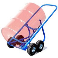 Morse 160-WP Drum Truck 4 Pneumatic Wheels Self Standing 1000 Lb. Capacity Move Palletize Pour 30 55 Or 85 Gallon Rimmed Steel Fiber Or Poly Drum-1