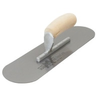 Marshalltown SP815SSR10 18 X 5 Re Stainless Steel Pool Trowel 10 Exposed Rivets Wood Handle-1