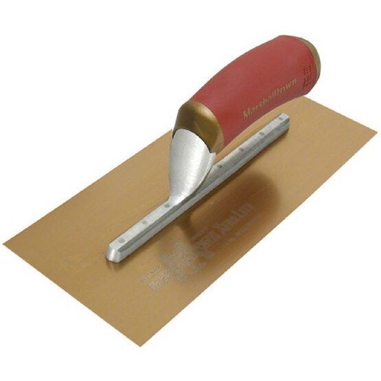 Marshalltown 4713DFDL 16 X 5 Duraflex Trowel-long Mounting-ds Handle-1