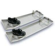 Marshalltown KB230 Stainless Steel Knee Board With Knee Pads-1