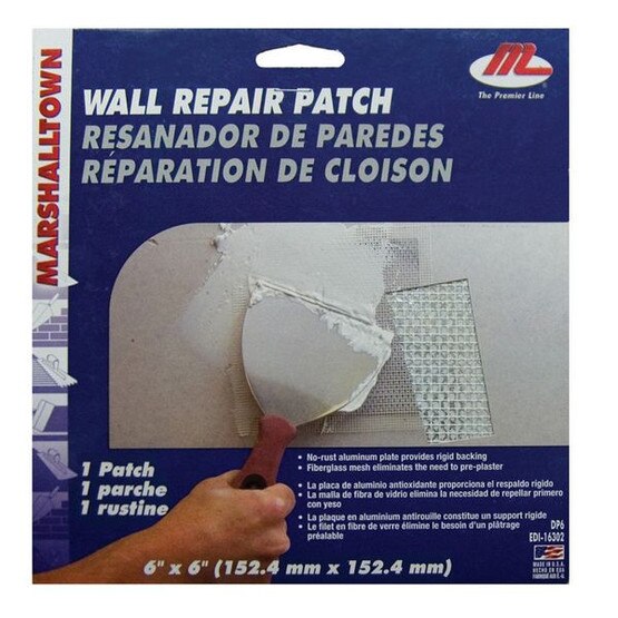 Marshalltown DP6 Drywall Patch Kit 6 X 6-1