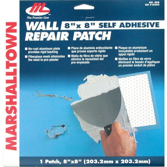 Marshalltown DP8 Drywall Patch Kit 8 X 8-1